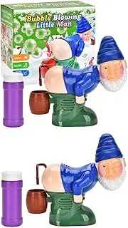 Christmas Santa Bubble Machine, Farting Bubble Blower, Automatic Bubble Maker with Music and Light, Funny Santa Blowing Bubble Toy, for Kids & Gifts (1/2PCS)