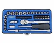NEW Kincrome 1/4" Drive Metric And Imperial Chrome Steel Socket Set - 50 Piece