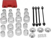 Brilluxa Bushing Press Tool Kit 28pcs, Sleeve Removal Set, Bush Bearing Puller Kit with 4 Pulling Spindles and Carry Case