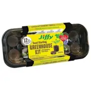 12-Peat Pellet Seed Starting Greenhouse Kit - Ideal for Seedlings
