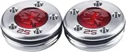 SEACLOUD Golf Custom Putter Screws Weights Red Lucky Four-Leaf 2PCS(5g 10g 15g 20g 25g 30g 35g 40g 45g) Compatible with Titleist Scotty Cameron Golf Club Heads Putters Newport
