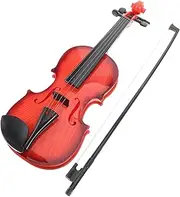 MINAOLULUS 1 Set Music Violin Realistic String Decorative Instrument for Beginners No Battery Required for Learning and Creative Play