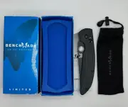 New Benchmade /806bk-1101 /Black-Blue Micarta /M390 /Limited /Discontinued rare