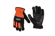 Cyclone Size Small Gardening Gloves Touch Screen Compatible Hivis Orange Black
