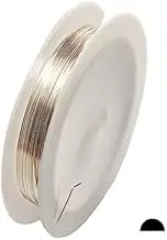 14 Gauge, 925 Sterling Silver Wire (Half Round) Half Hard Made in USA - 1FT by CRAFT WIRE