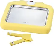 Fried Yogurt Machine,Freezing Yoghurt Maker Tray with Spatulas - Versatile Household Icecream Pan for Adults Teen Friends Child Families Activities