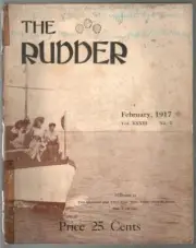 MAG: The Rudder 2/1917-early boating magazine-pix-features-diagrams-G