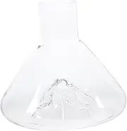 BUGUUYO Glass Wine Decanter Fast Aerator Spout Whisky Liquor Divider Red Wine Supplies Inclined Mouth