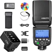 Godox V860III-F Flash+X3-F Flash Trigger for Fujifilm Fuji 7.2V/2600mAh, TTL 2.4G Wireless HSS 1/8000 1.5s Recycle Time and 480 Full Power Flashes 10 Levels LED Modeling Light (Upgraded V860II-F)