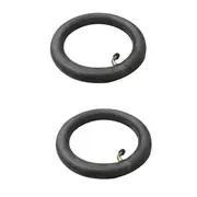 2PCS 8 Inch 8X1 1/4 Scooter Inner Tube with Bent Valve Suits A-Folding Bike Electric / Gas Scooter black
