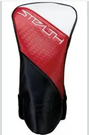 TaylorMade New Golf Stealth 2 Black/Red/White Driver Headcover