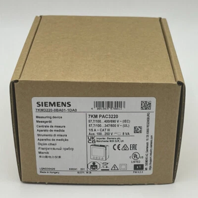 7KM3 220-0BA01-1DA0 NEW SIEMENS 7KM3220-0BA01-1DA0 Power Monitoring Device 3220
