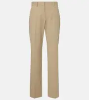 [The Row] The Row Selvie cotton straight pants AU 10 beige