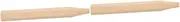 CIMAXIC 2pcs Wooden Badminton Racket Handle Replacement Grip Easy Install for Badminton Rackets Sturdy and Comfortable