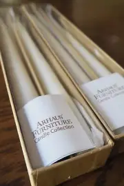 Arhaus Furniture Candle Collection 2 box 12” candles