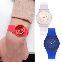在飛比找momo購物網優惠-【SWATCH】精選 SKIN超薄系列手錶 瑞士錶 錶(34