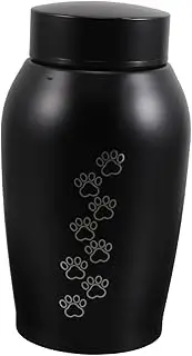 Garneck Pet Memorial Urn: Dog Cat Waterproof Cremation Keepsake Box for Hair Teeth Ashes - Elegant Animal Memorial Box for Home