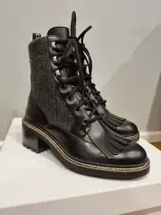 CHLOE Frann Ankle Boots Size 38 New With Authenticity Card Box Dustbag