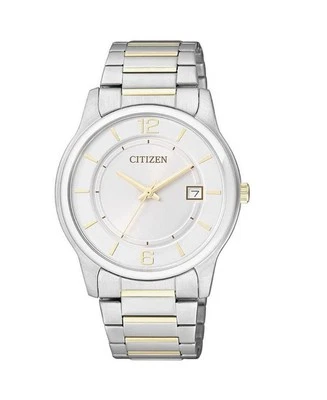 CITIZEN Men Analog Quartz Casual Watch Classic Dress White Dial Waterproof Round