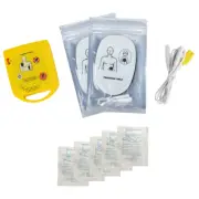 XFT-D0009 Mini AED Trainer First Aid Training Train Kit + 5PCS CPR Face Shields