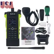 HAMGEEK APX-8000 VHF UHF Walkie Talkie Dual Band Radio w/Mic+Programming Cable