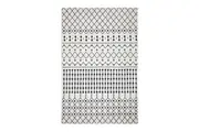 Soft and Plush Ivory Modern Tribal Pattern Lounge, Bedroom Rug Living Room Rug