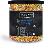 Tummy Pops | Mix Fruit Balls Candy | Fruit Pop Balls |Pop Candy - 300 GM Jar