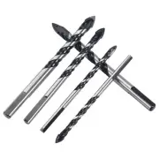 5 Pcs Multi-Material Drill Bit Set for Tile,Concrete, Brick, Glass, Plastic3555