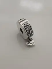 AUTHENTIC PANDORA FAMILY ALWAYS PAVE CLIP CHARM #791151C01