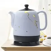 Ceramic Electric Kettle 1380w 1.5l Automatic Power-Off to Prevent Dry Burning 360-Degree Rotating Base One-Button Switch Hot Water Dispensers in Home Kitchen (C) lofty ambition KeYJ