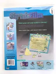 Grafix Matte Shrink Film 6 Sheet 8.5" x 11" Shrinky Dinks