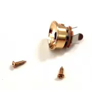 Baseplate Jack Mono Metric Thread Gold + Electrosocket TELECASTER Gold