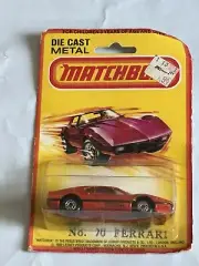 Matchbox #70 Ferrari Lesney New in Blister