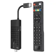 TDT HD Decoder TDT HD HDMI-Compatible Tuner DVB T2 H265 HD Decoder TDT HD Euroconnector Full HD 1080 Black