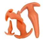 Butt silicone Plug Anal Dil lube but gape lubricant ice heat cooling fire anus 8