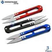Thread Snipping Scissors Yarn SEWING Cutter Nipper Cloth Coil 3 Pcs