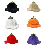 Persimmon Bucket Hat Thicken Persimmon for Dress Casual Wear Party Headgear