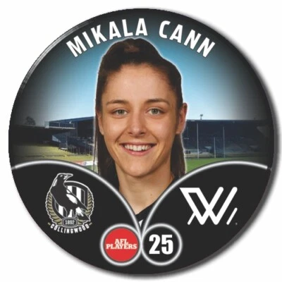 2023 AFLW S7 Collingwood Player Badge - CANN, Mikala
