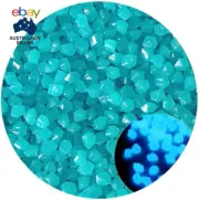 Glow in the Dark Rocks Outdoor Decorative Stones,300 Pcs Glow in the Dark Pebble