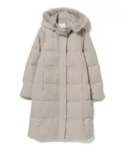 (ASK availability First) BEAMS Water-repellent long down coat new