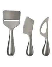 [Salt&Pepper] Fromage Cheese Knives 3 Piece in Silver