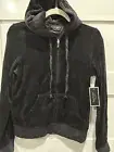 Juicy Couture Black Label Velour Women Jacket Sz M