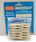 PECO Individulay IL-121 96 Concrete Sleepers 4mm scale OO, P4, EM - 200 fixings