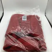 NEW In Package Layers By Linden Marvelush Waffle Knit Shawl Red Plus One Size