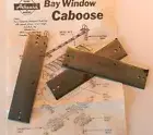 Athearn HO Blue Box Kit Parts Bay Window Caboose Steel Weights Part #12851 X3!