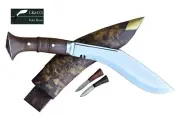 11" World War II Gurkha Kukri knife Full Tang Rose Wooden handle GK&CO.Kukri