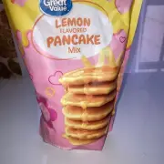 Lemon Flavored Pancake Mix Great Value Walmart Brand