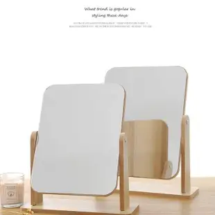 【zozo】木質化妝鏡-小號(桌上化妝鏡 木頭化妝鏡 化妝鏡子 梳妝鏡 鏡子)