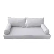 *COVER ONLY*-Style 2 Daybed Mattress Bolster Pillow Covers Piped Trim Full-AD105