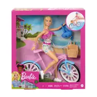 在飛比找蝦皮購物優惠-現貨 MATTEL Barbie 芭比娃娃 芭比時尚自行車組